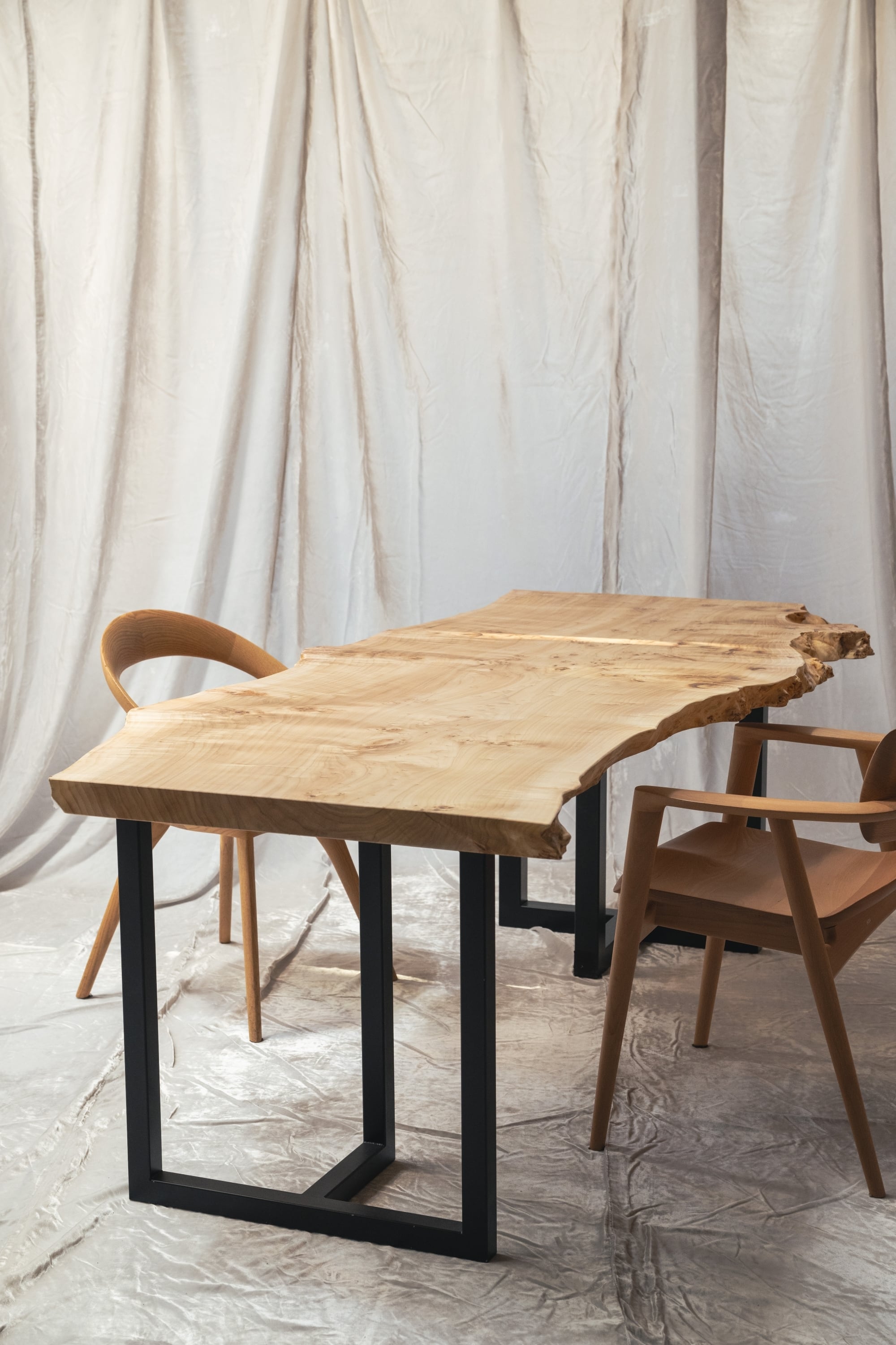 ポプラ_1900×710-750×50_青山店_テーブル天板/一枚板 242243 t001