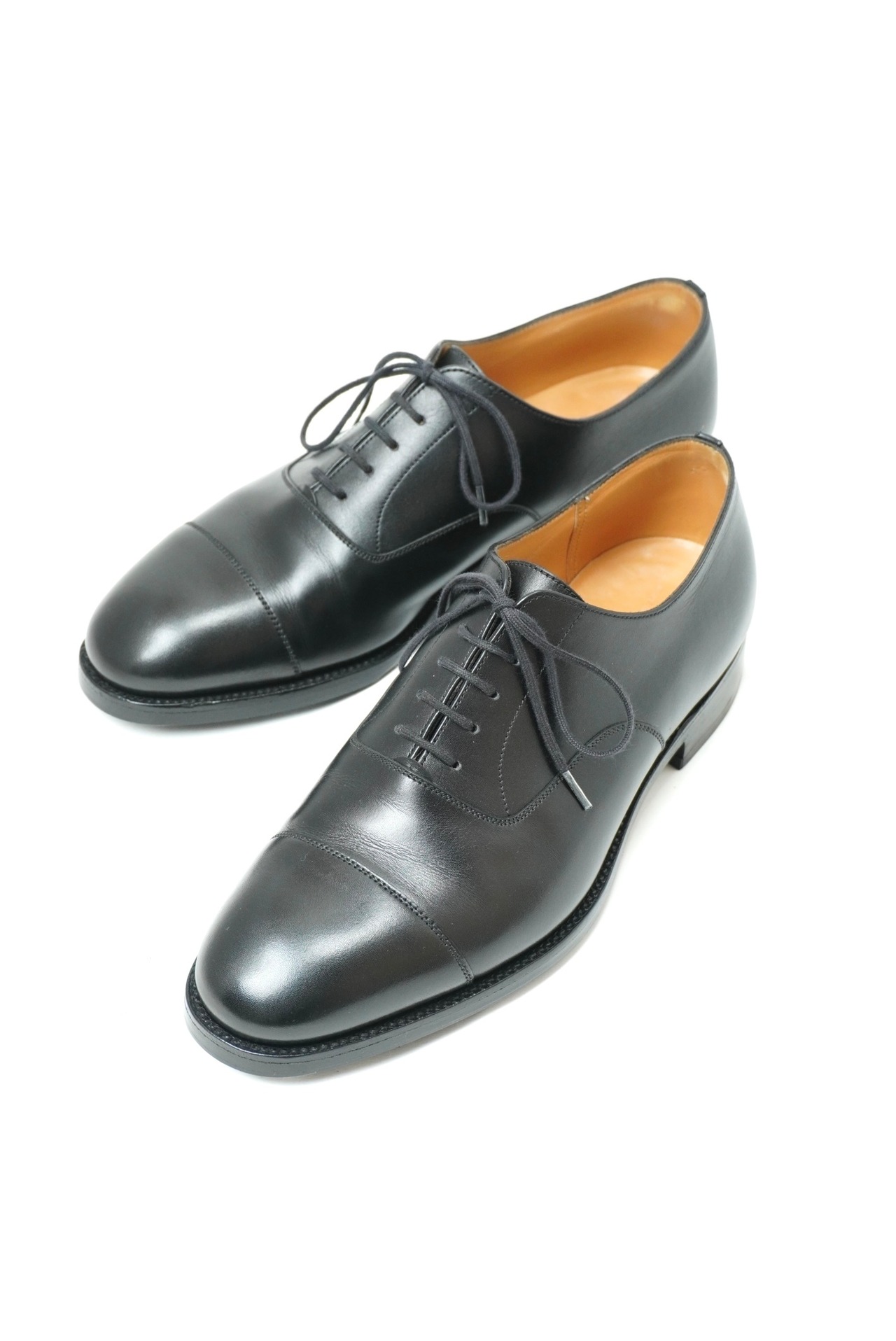 【J.M. WESTON】#300 Cap toe oxford shoes Black  5h E (Second Hand)