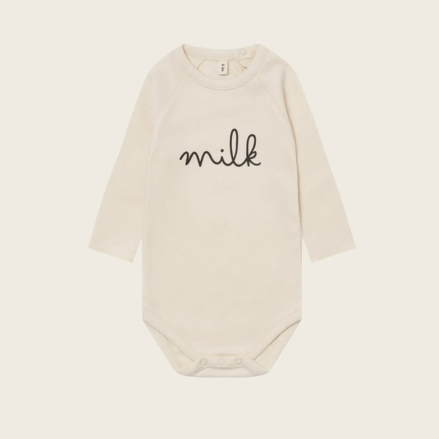 organic zoo / Undyed Milk Bodysuit