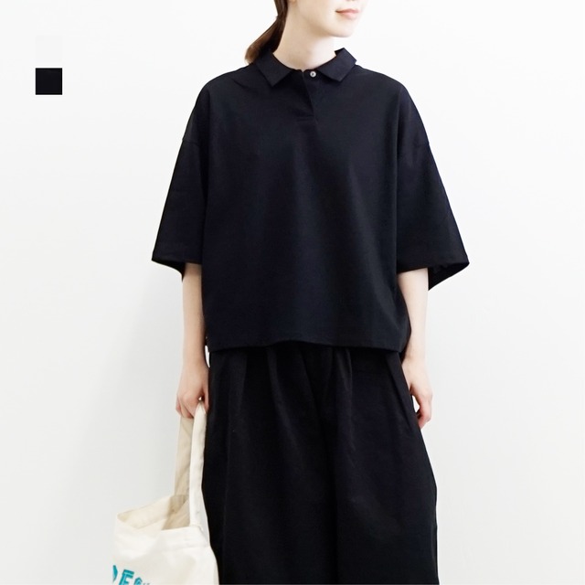 MidiUmi　ミディウミ　half slv polo shirt　ハーフスリーブポロシャツ　(2-719245)
