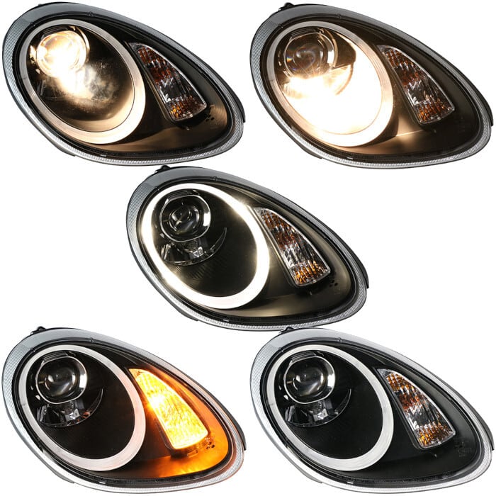 セット ヘッドライト LED 2005～2012 Porsche 987 Boxster Cayman