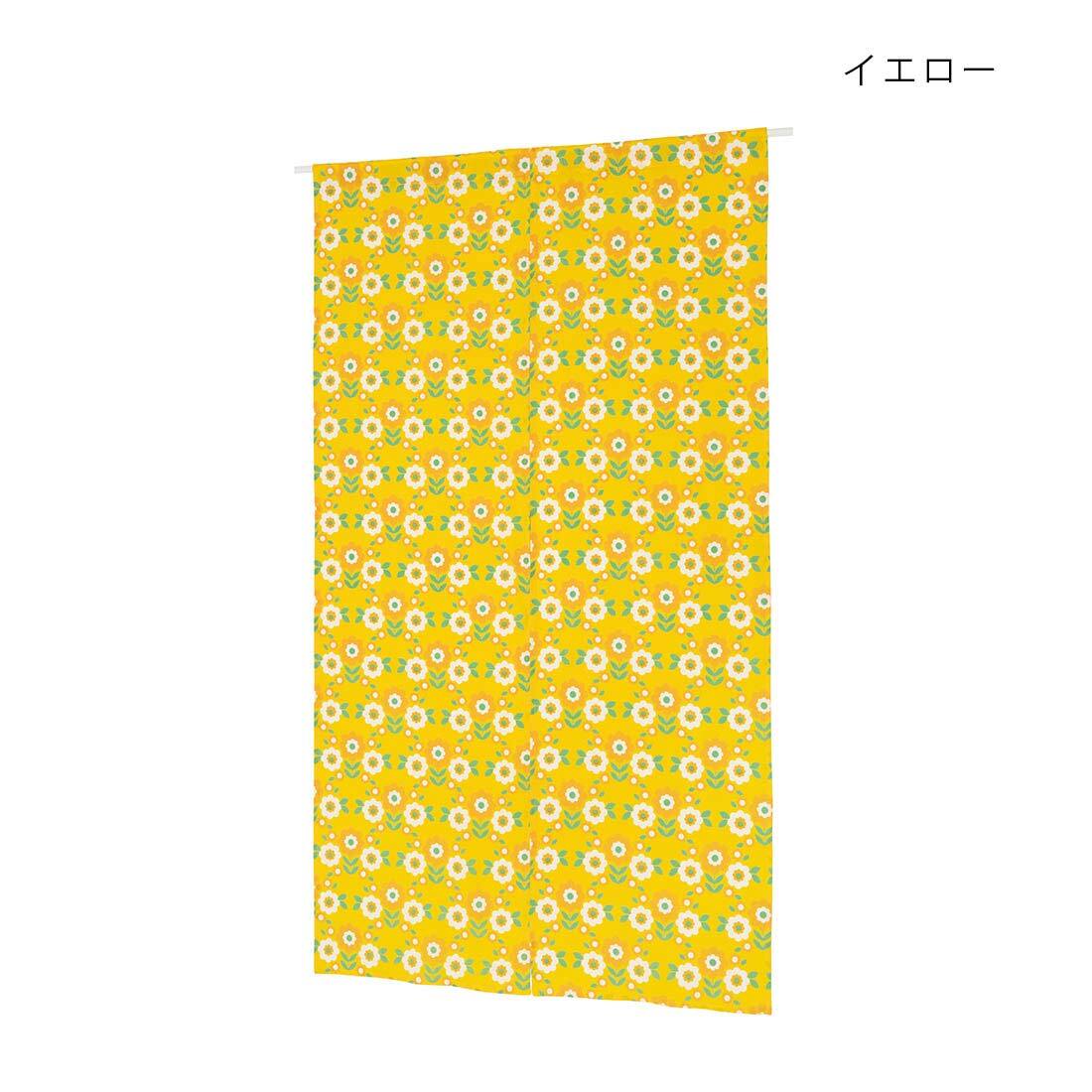 昭和レトロ インテリア 生地 のれん 花柄 おしゃれ 暖簾 室内 アジアン