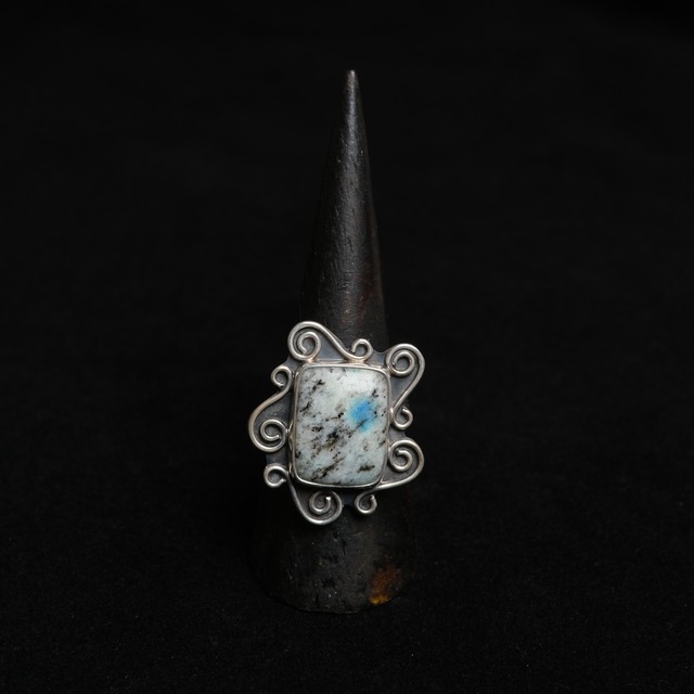 Mexican Jewelry/Made in Taxco/Silver950 K2ジャスパーリング