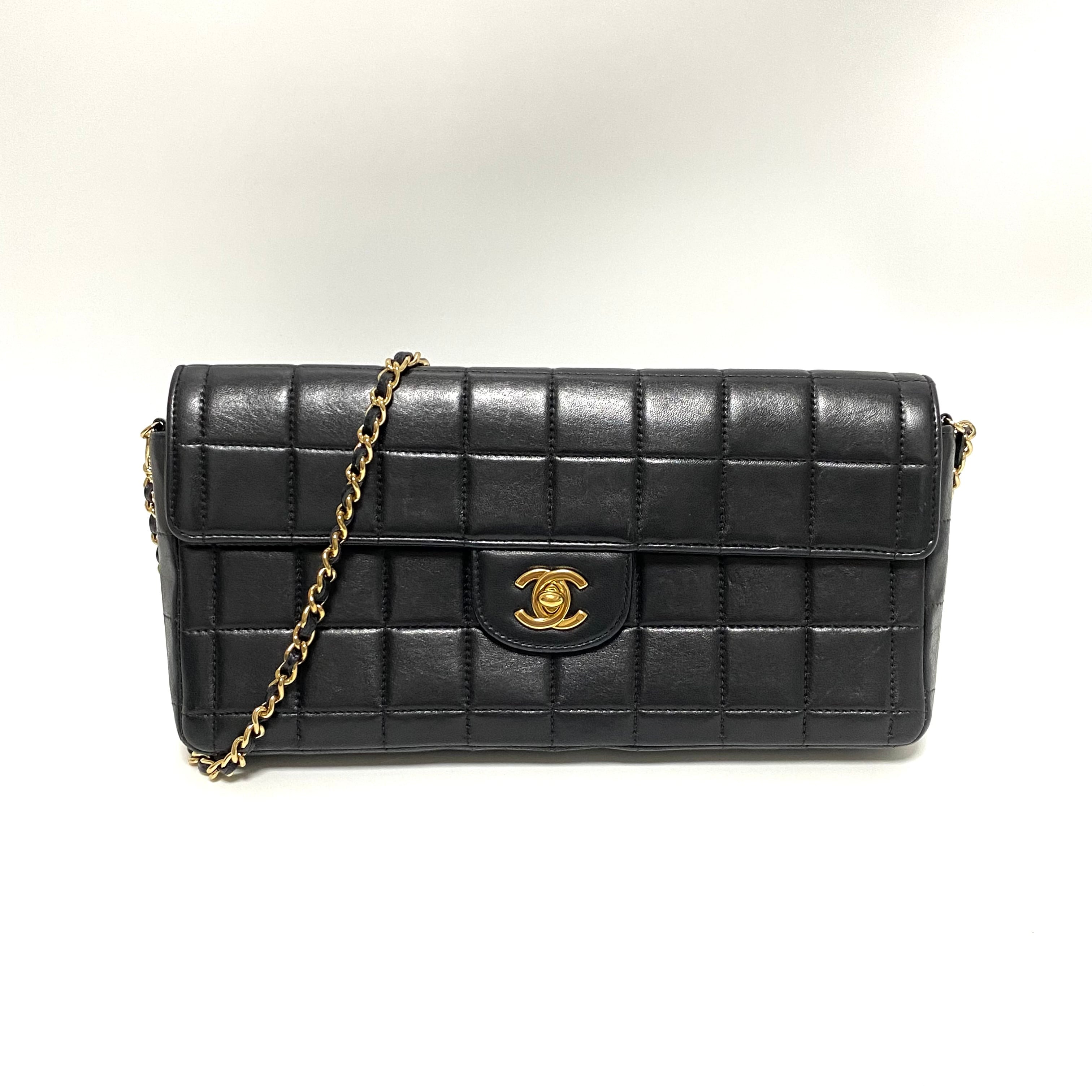 CHANEL シャネル チョコバー ショルダーバッグ ブラック 11346-202309