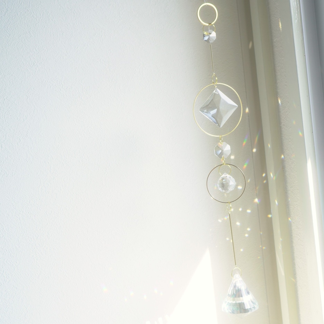 大聖堂の鐘 - Short - Evening Gold / Cathedral Bell / Light Healing Crystal Suncatcher