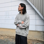 KUON / GANKO別注 Sashiko Sweatshirt style2
