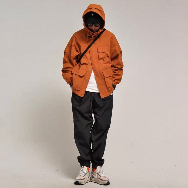 Utility pocket hooded jacket 1170