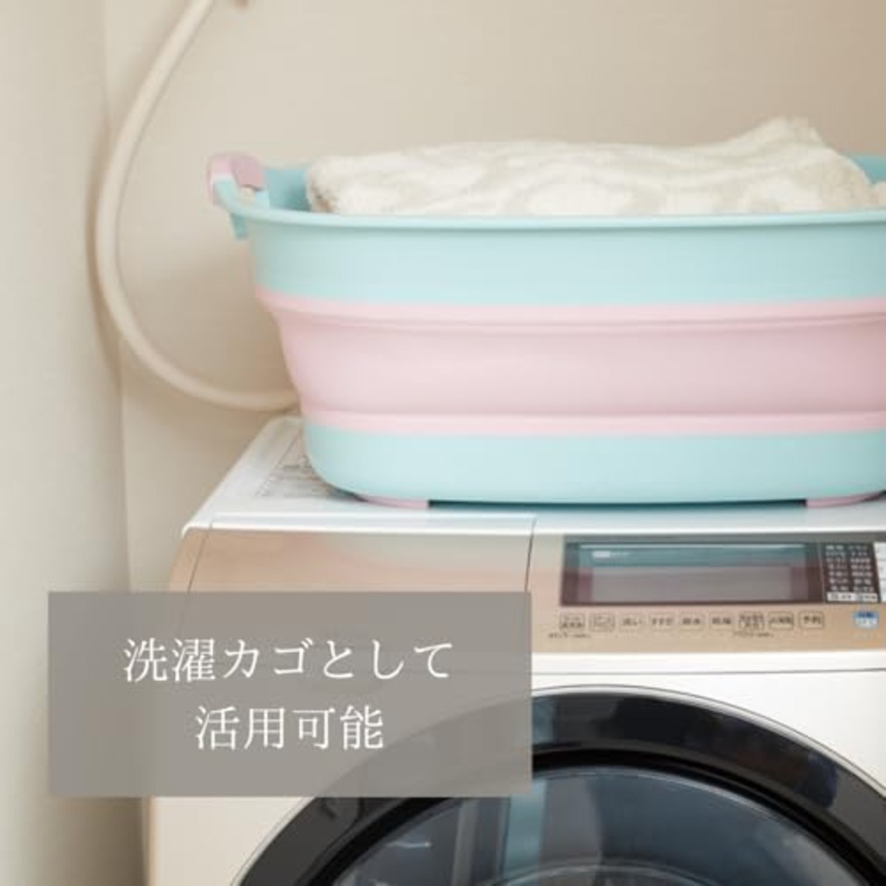 イセトウ(Isetou) ペットバス ソフトタブワイド ホワイト 23L 幅60.0×奥行40.0×高さ10.0~24.6cm 日本製 折りたたみ 水抜き栓付き 洗濯かご アウトドア 大容量 中型犬 コンパクト収納 ペット用 バスタブ ベビー 水遊びつけ置き I-563-1