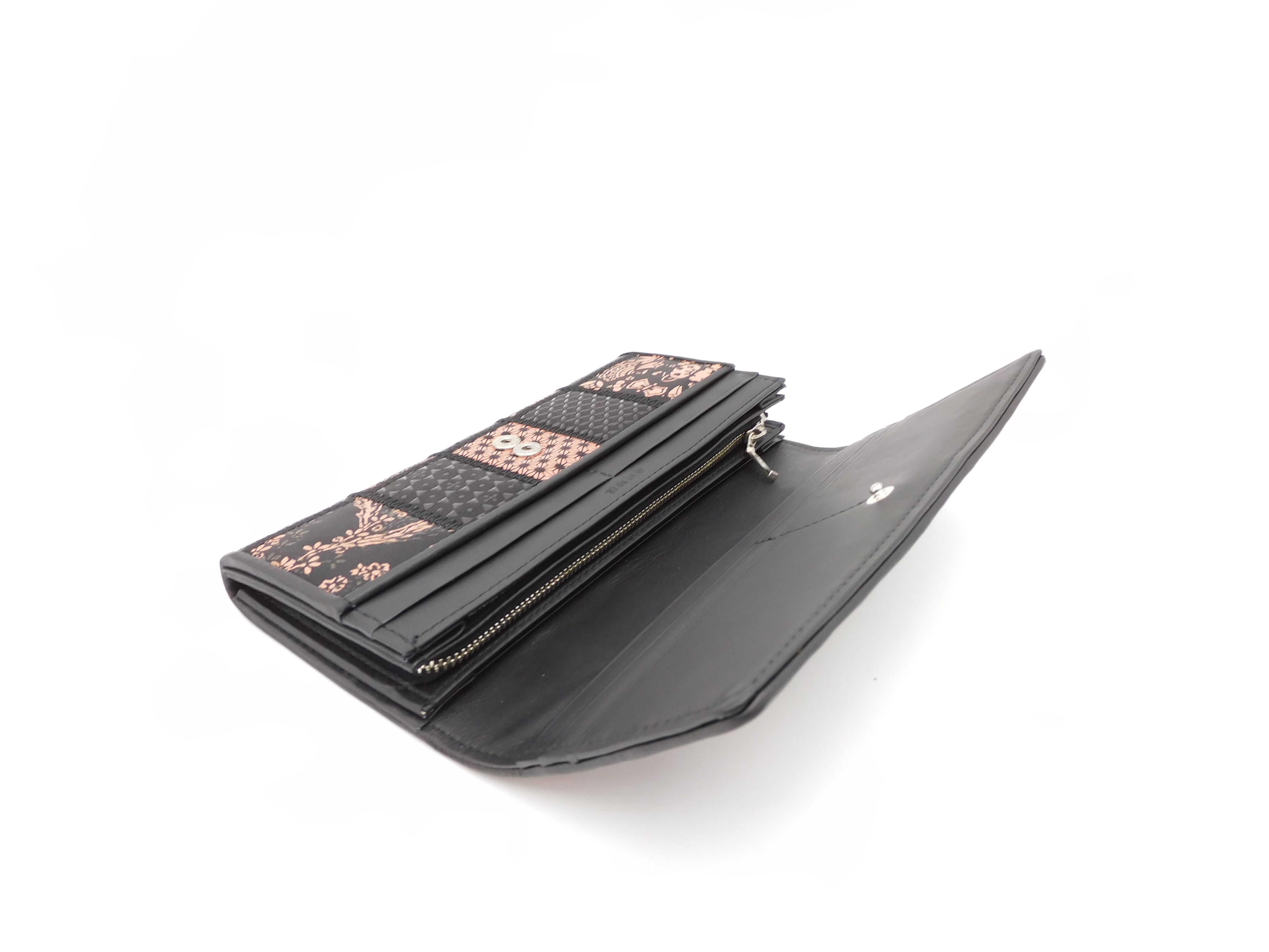 パッチワーク印傳 中L型長財布 ピンク | 浅草前川印傳｜公式オンライン