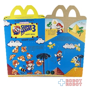 マクドナルド ハッピーセット空箱 スーパーマリオ３ デザートランド