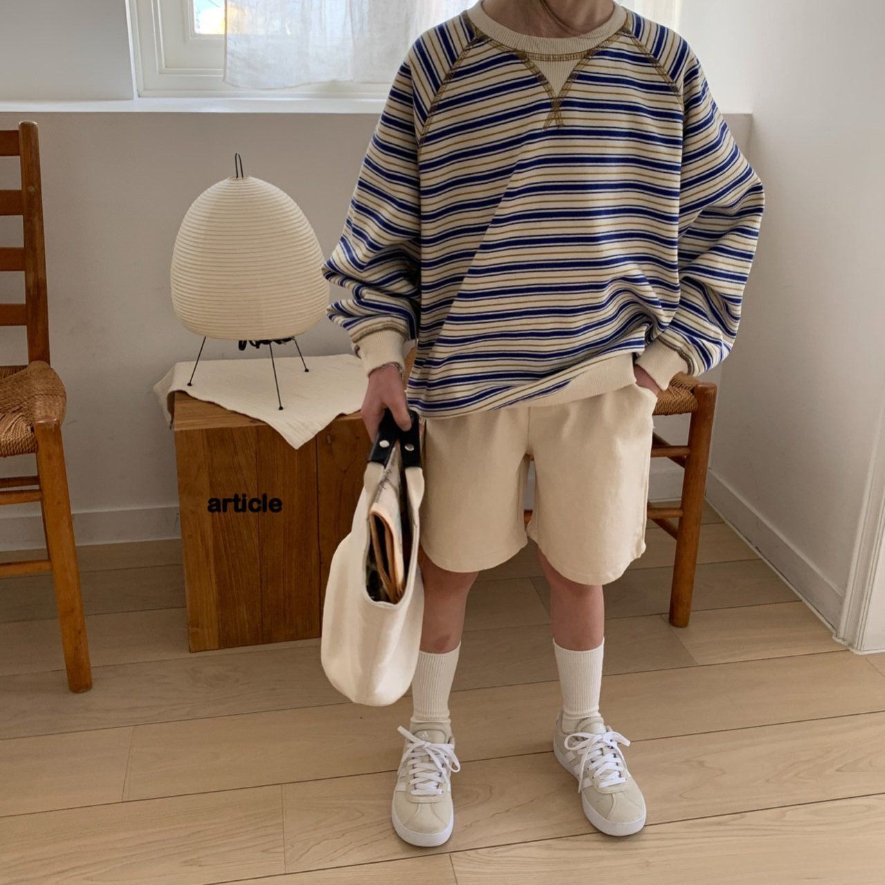 [article] Multiline Sweatshirt +fee2 / [아티클] 멀티라인맨투맨