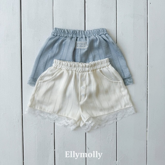 予約： Easy Button Lace Pants 〔ELLY MOLLY〕