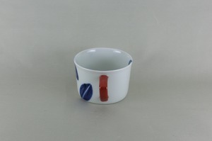 リーフシリーズ　デミスープ碗（朱）カップのみ
