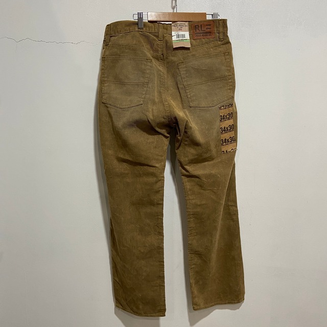 『送料無料』新品　POLO JEANS ビンテージ加工　コーデュロイパンツ　W34L30