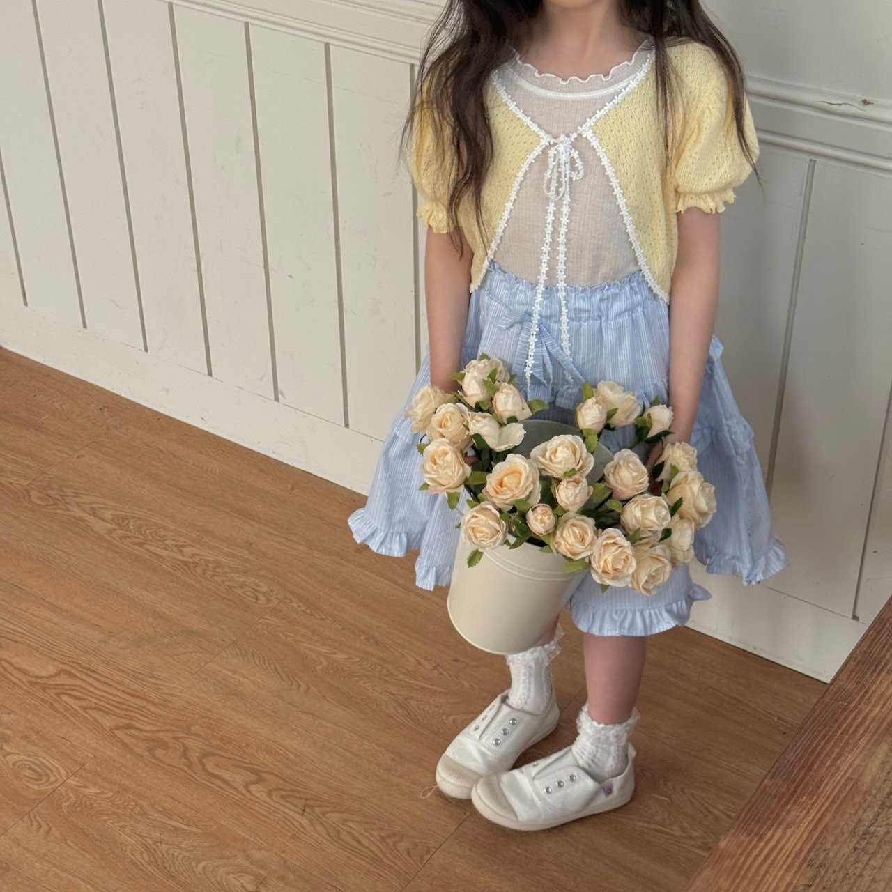 [ninibello] Margaret Puff Cardigan / [니니벨로] 마가렛퍼프가디건