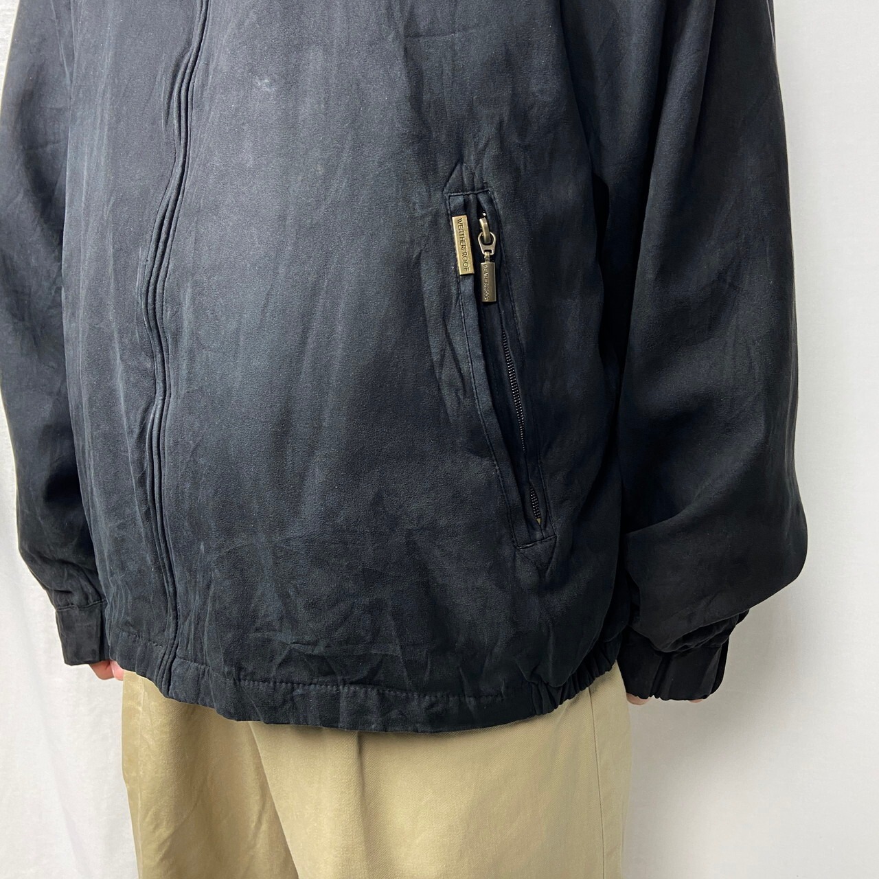 WEATHERPROOF ピーチスキン スイングトップ メンズXL 古着 スポーツ 