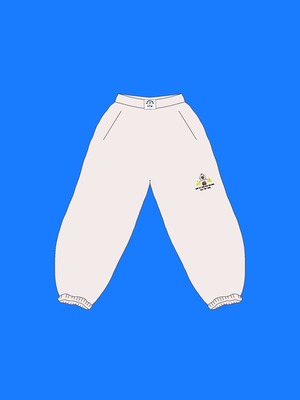 バーガージムスウェットロングパンツ アッシュ