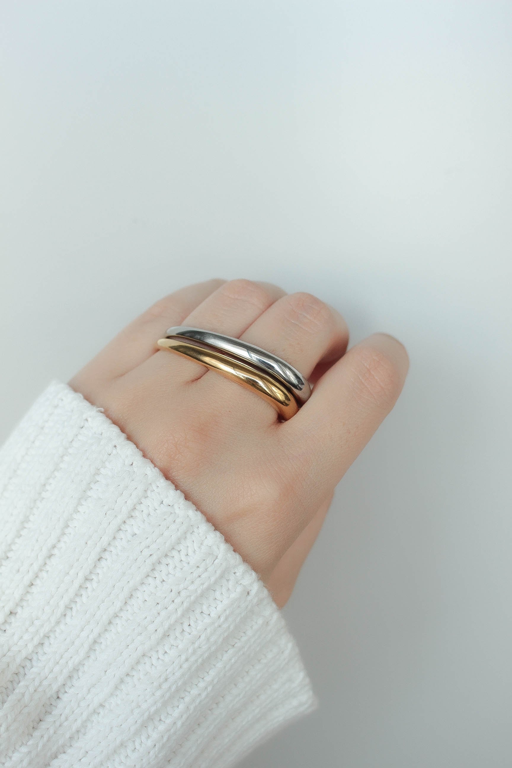 Double Finger Ring | 金属アレルギー対応のアクセサリー ebine