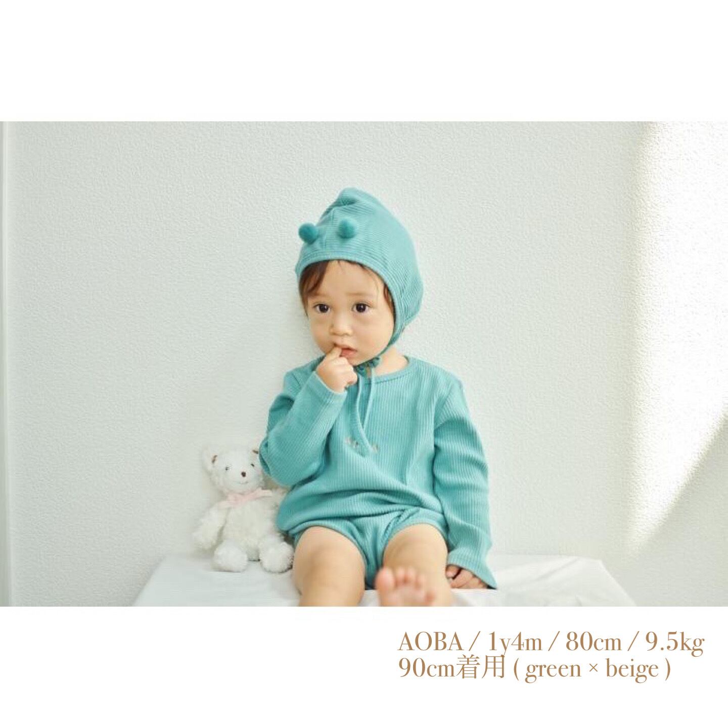 即納»〖BABY〗名入れ︎︎︎︎︎☺︎ロンパース ボンネットset | Orini