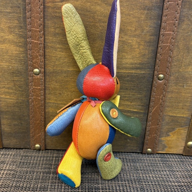 【ジビエレザー鹿革】ベルラビ★マイスターの手作り「ベルズラビット」スペシャルカラフル系　写真の1点販売です
