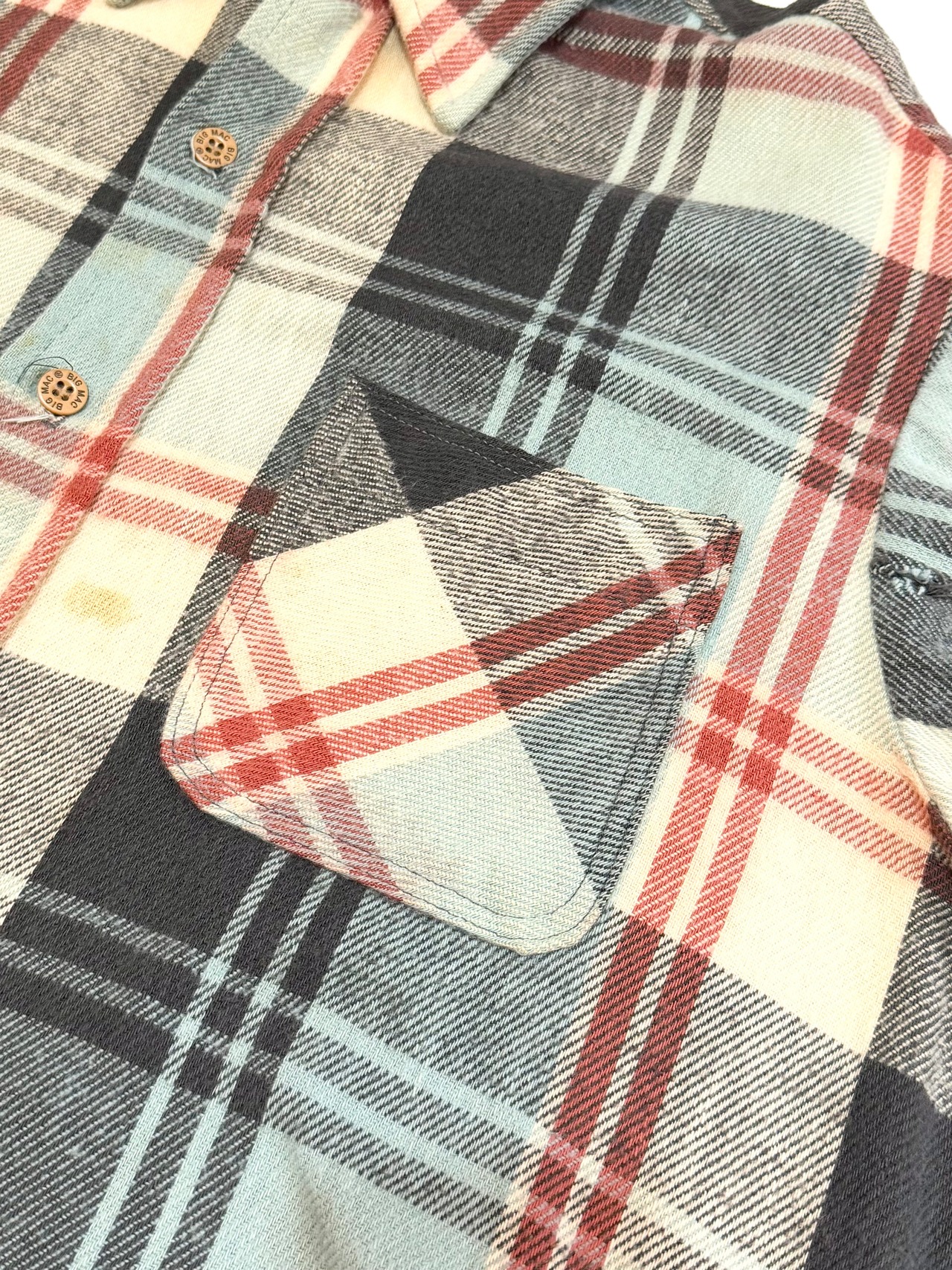 80s BIGMAC FLANNEL SHIRT MADE IN USA Size L