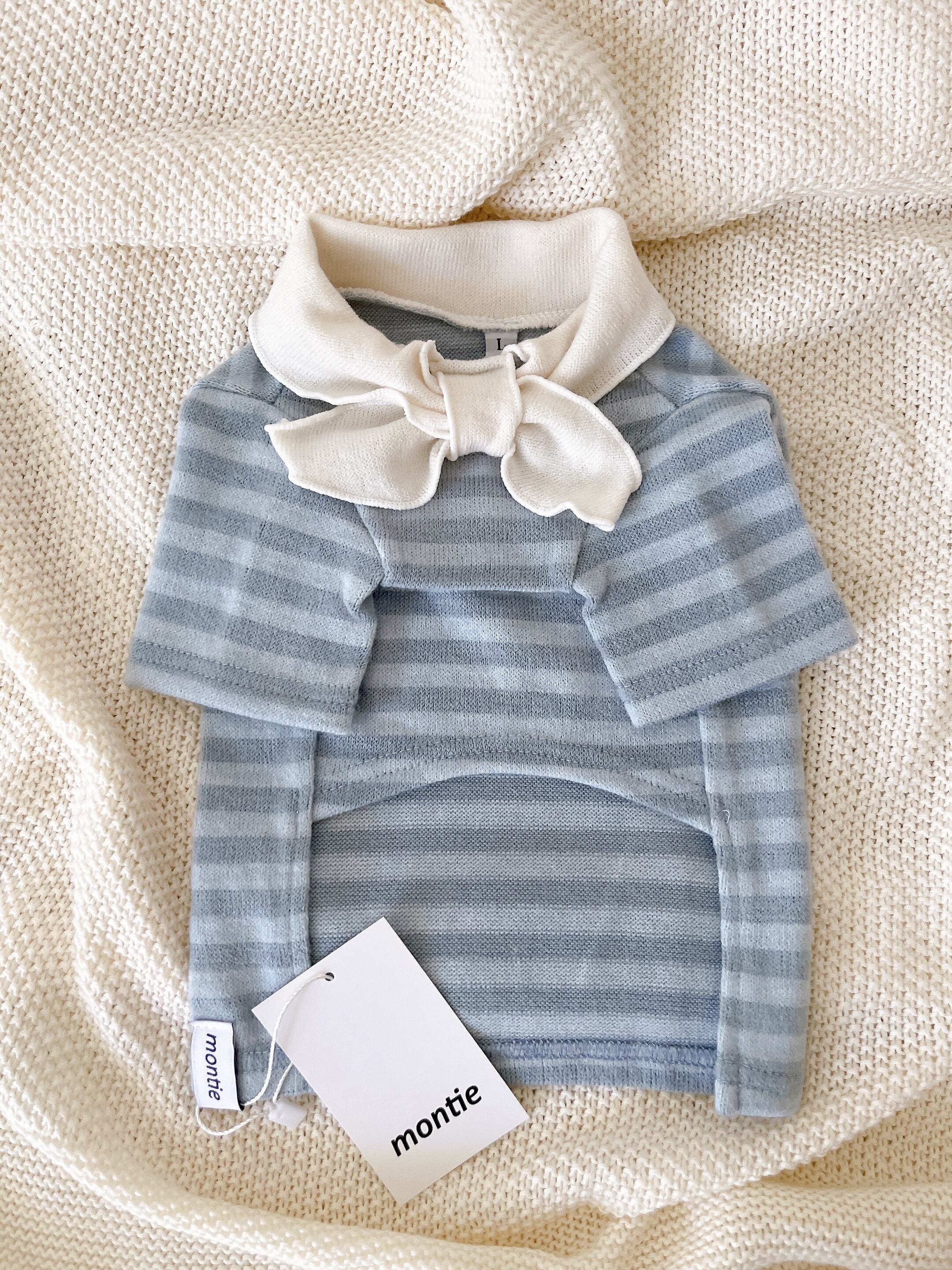 1~2営業日発送リボンティー - (BLUE)