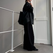 Tie belt wide curve PT/black