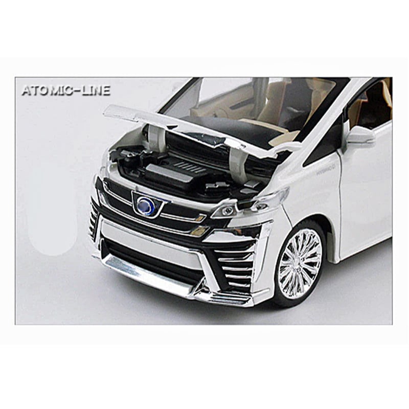 TOYOTA ヴェルファイア 1/24 ミニカー 全2色 ライト点灯 TOYOTA ヴェルファイア 1/24 ミニカー 全2色 ライト点灯