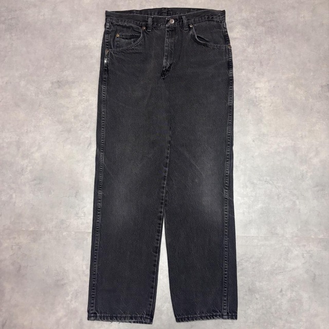 Wrangler ラングラー W34 ブラックデニム 黒 古着 18068