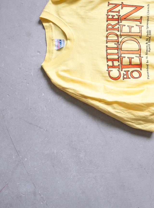 "CHILDREN OF EDEN" used Logo t-shirt