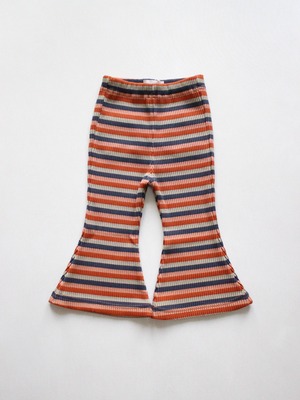 &pal   retro border lib pants  red系