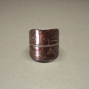 モクメガネ ダブルプレート リング NE-R-51A