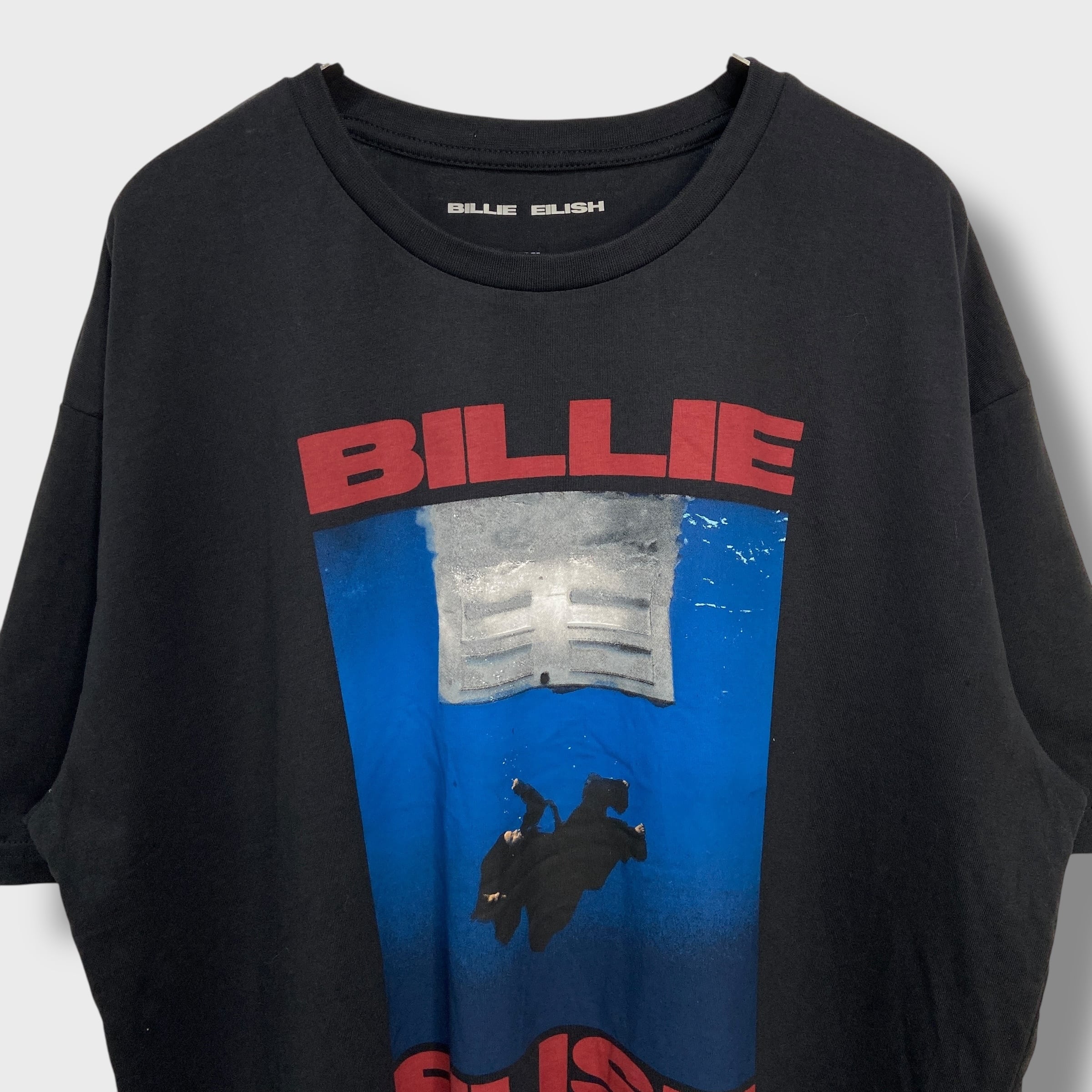 ビリーアイリッシュ タグ付き未使用品 プリントTシャツ 黒 XXL