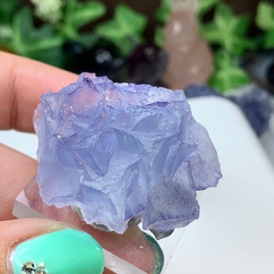 15.幻想的な色合い☆ヤオガンシャン産・ブルーフローライト原石