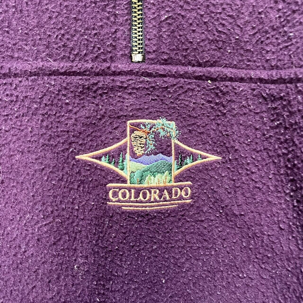 TIME SQUARE SPORTS WEAR ハーフジップスウェット L 刺繍 | 古着