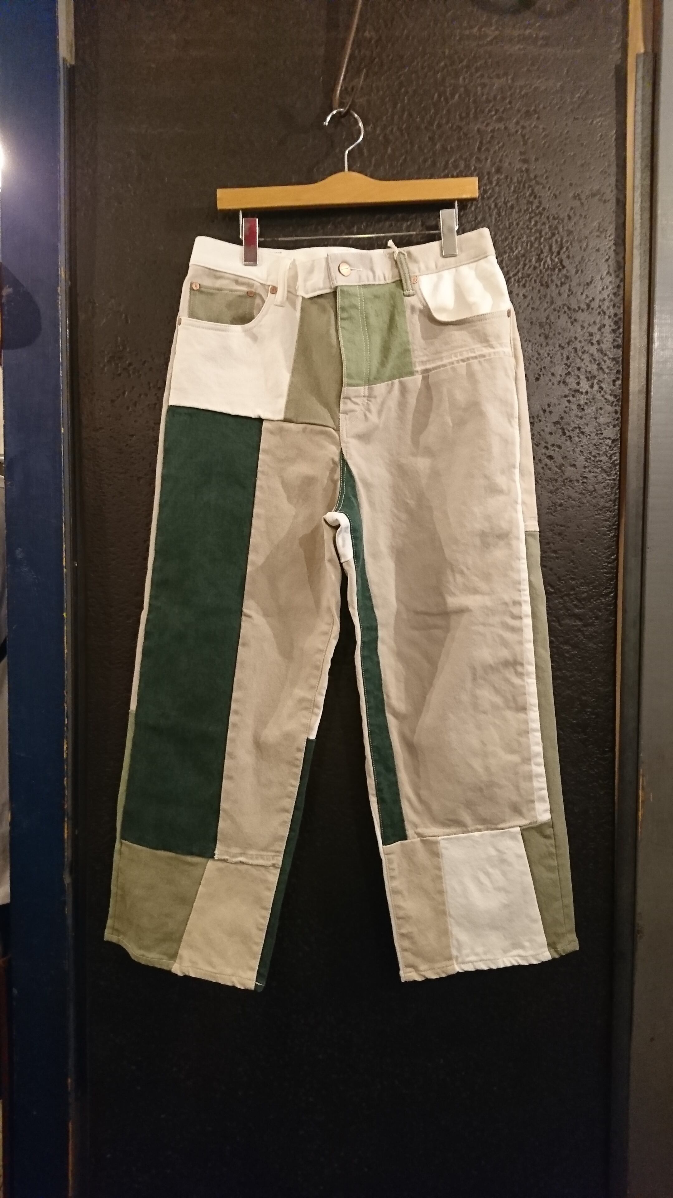 AUTHEN "MENS UPCYCLED WIDE LEG PANTS"② size 33