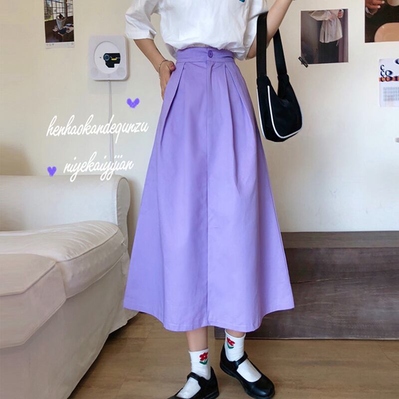 ウェストスカート サマーAラインルーズ薄手 夏物 萌量不足89285187710