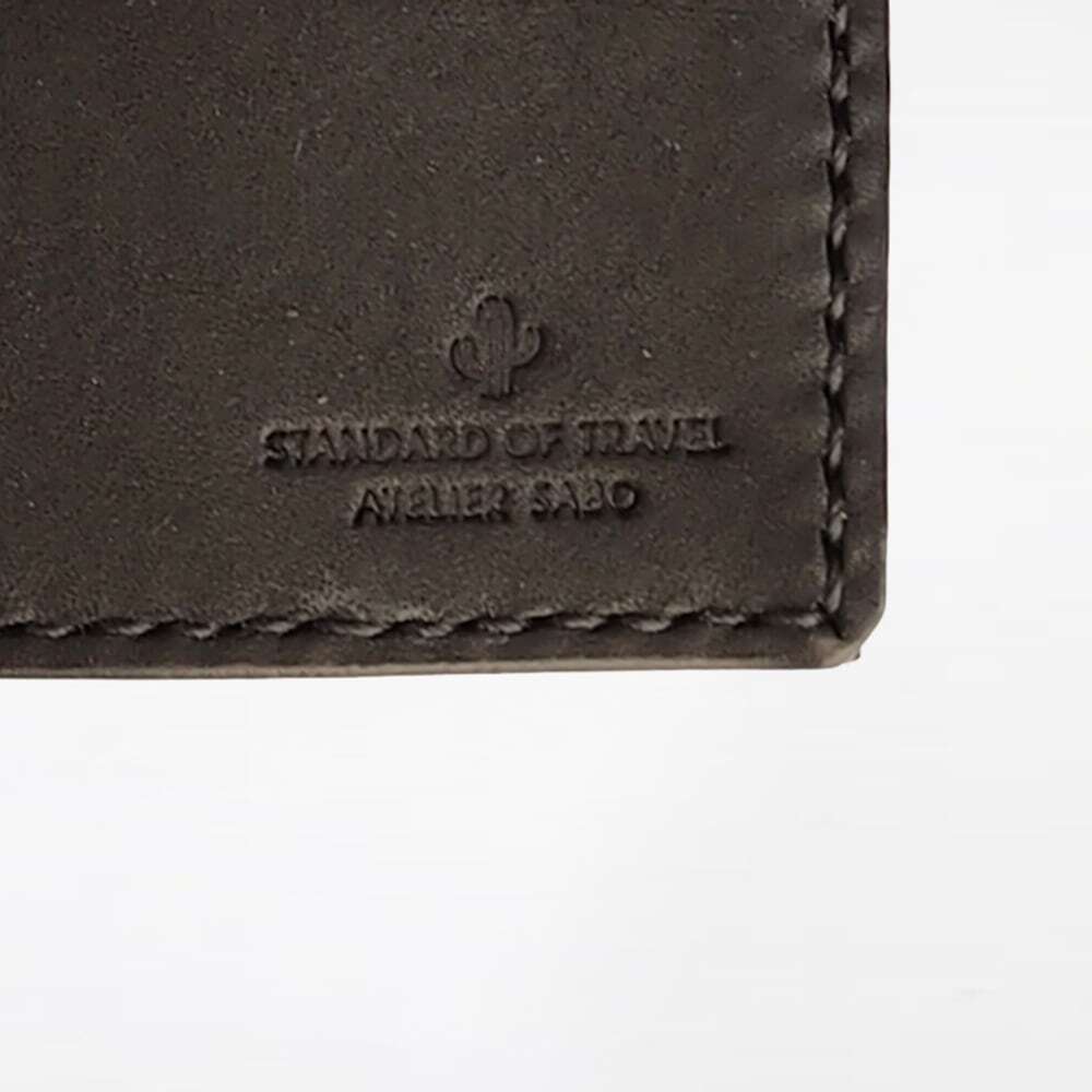 ベルトタイプ 二つ折り財布【ブラック】（在庫あり） | セミオーダー