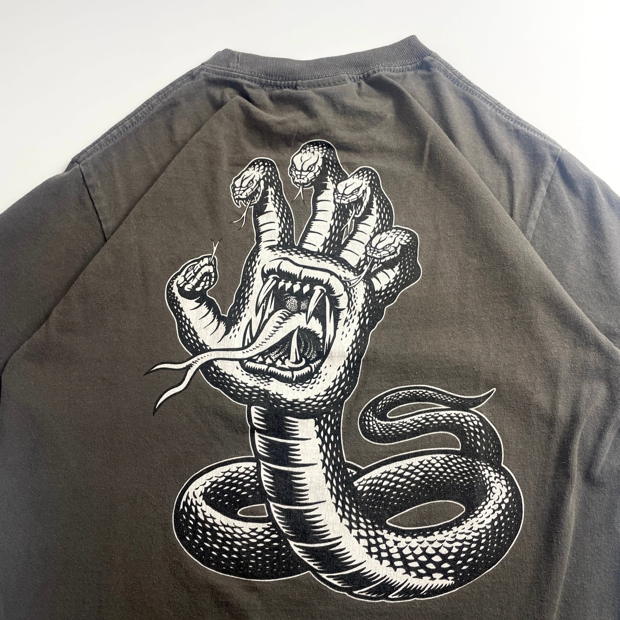 00s NHS Santa Cruz Snake Hand Graphic T-Shirt