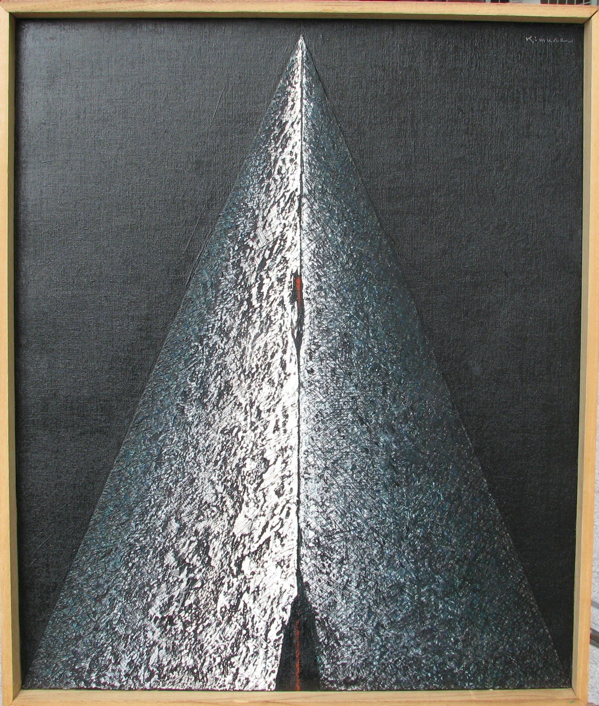 大澤哲郎「untitled」to-441 F15アクリル 初期作 70年から80年代の素描