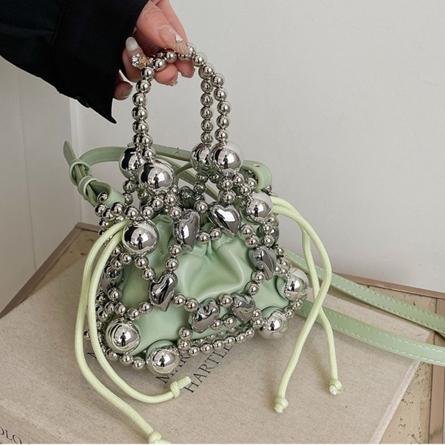 Beaded Mini Shoulder Bag 01242
