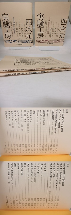 （雑誌）四次元実験工房　13・14号　特集　宮沢賢治と夢世界　中原中也と詩意識　/　友川かずき　福島泰樹　朝吹亮二　他　[23423]