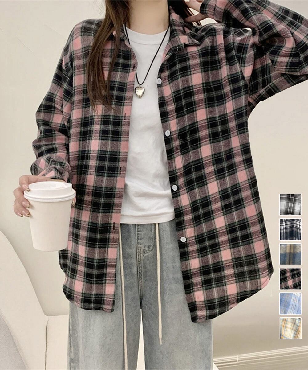 ストライプ柄シャーリングシャツ襟付き長袖 | Fashionshop Kuuu571