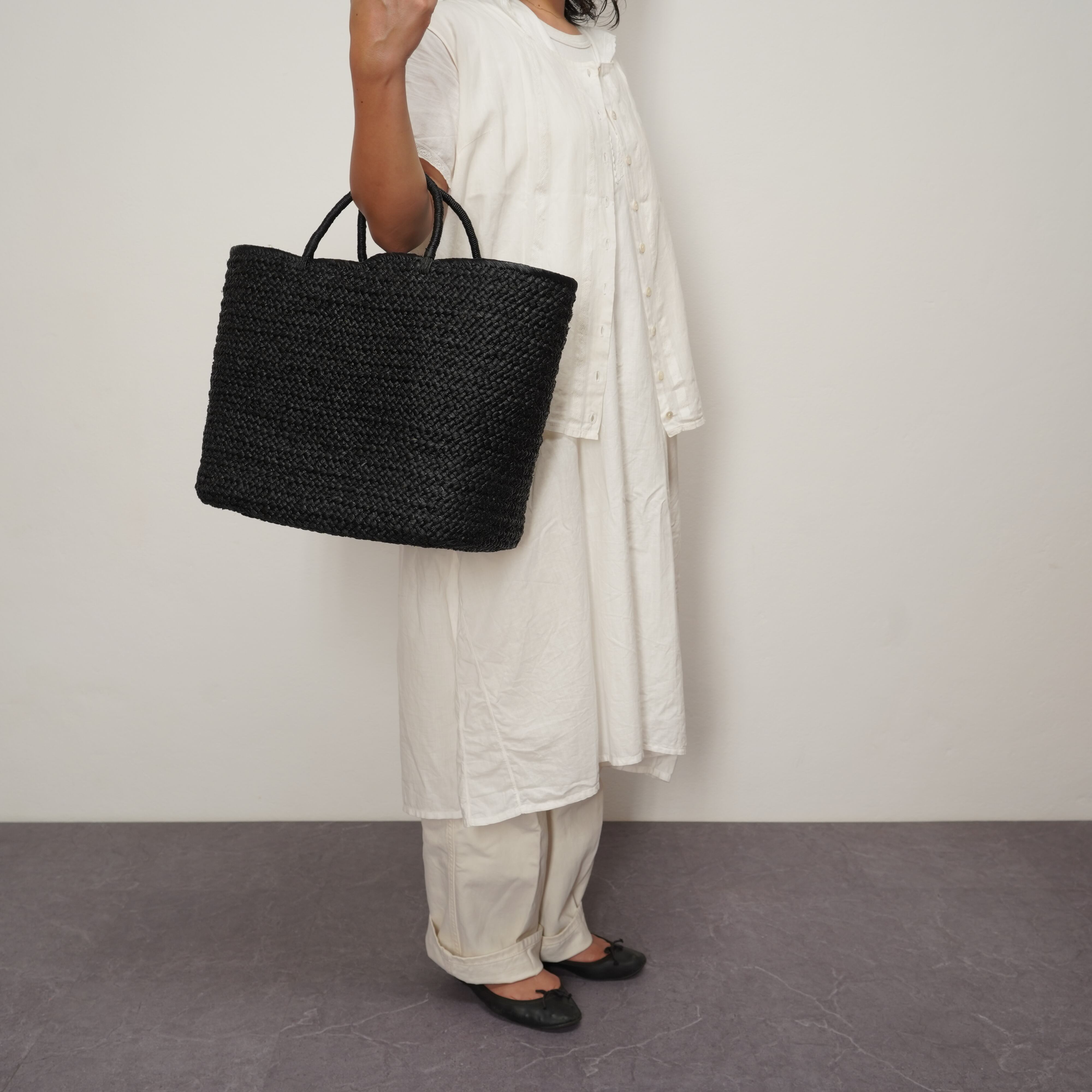 AMPIANA マルシェバックL　Marche Bag (L) Marche Bag (L) - Black | AMPIANA