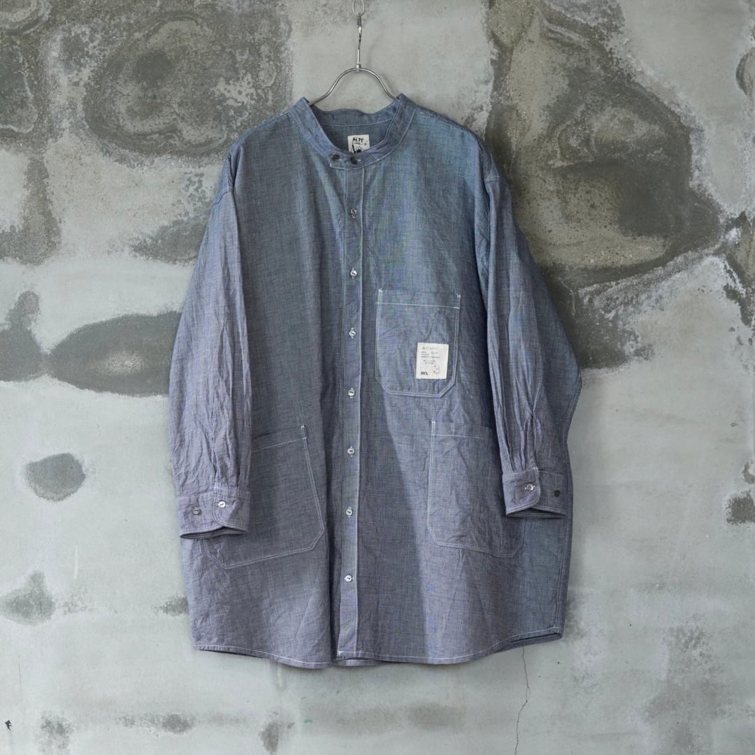 ALTT MADE : big shirt . blue | RÜCKWÄRTS
