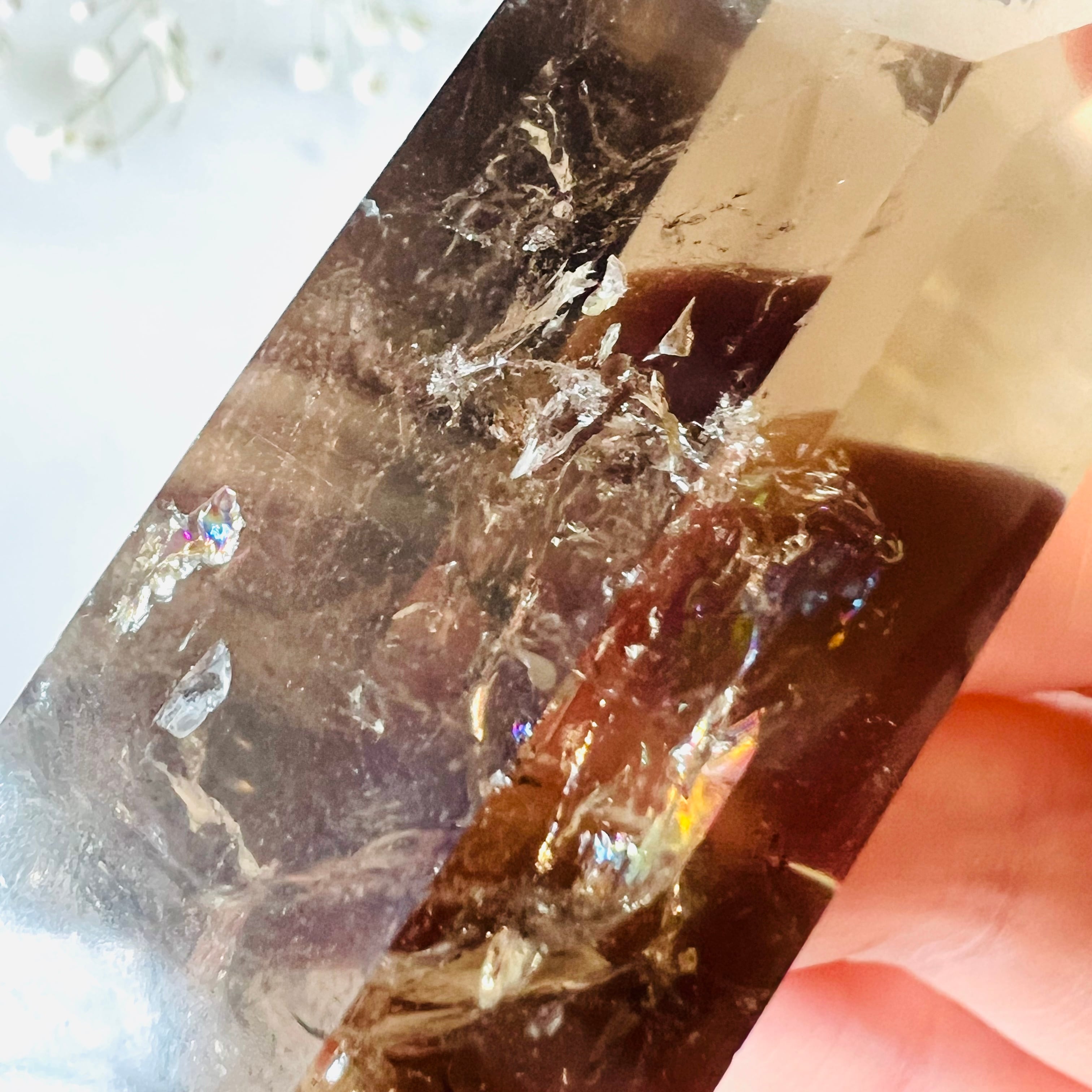 ブラジルバイーア州産 スモーキークォーツポイント | Mt.Sophia 天然石