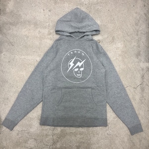 Levi`s Fenom/Skull print Hoodie/M/スカルプリント/フーディ/パーカー/Fragment/フラグメント/グレー/リーバイスフェノム