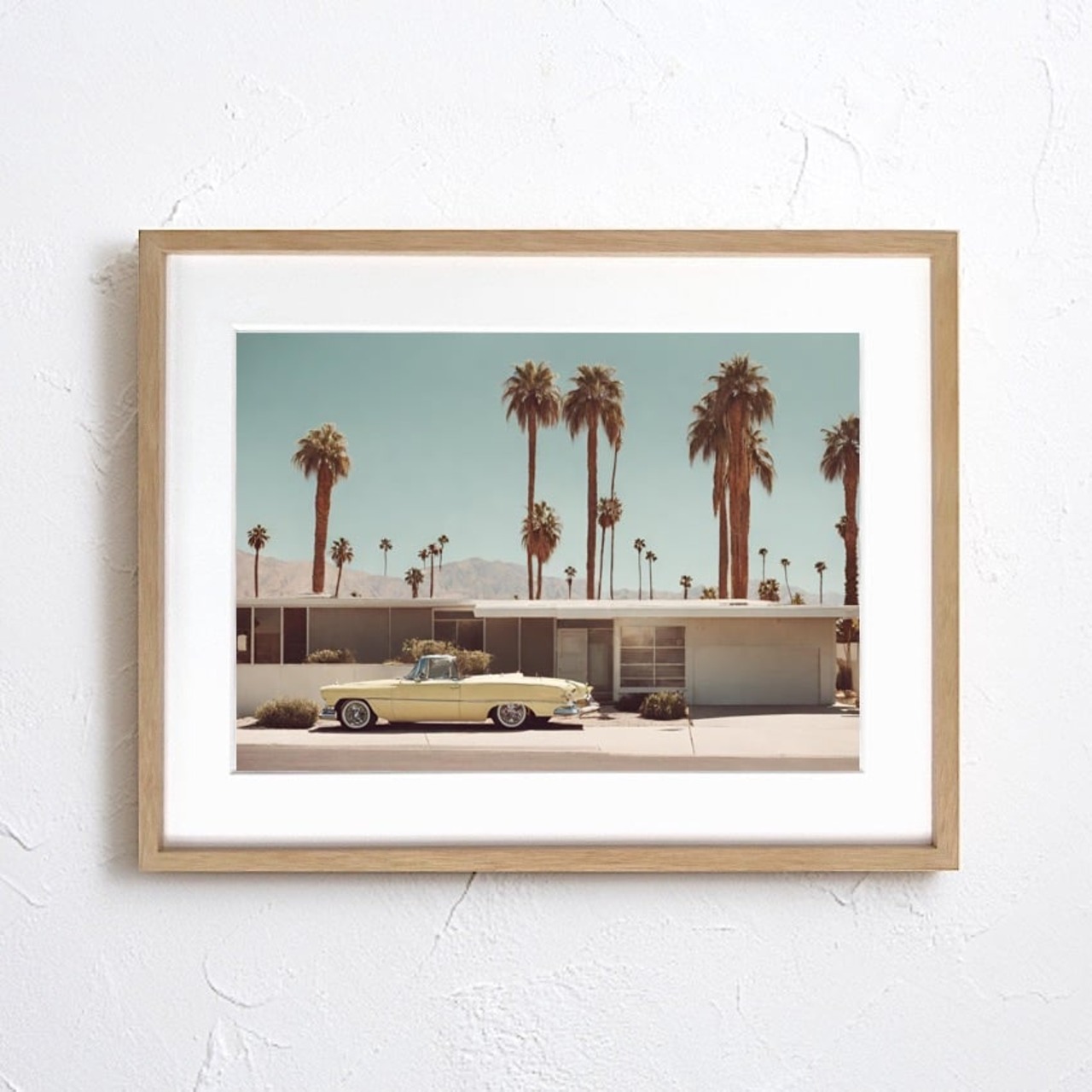 Hollywood｜西海岸ハリウッドのレトロモダンアートポスター｜部屋が映画のように変わる一枚｜｜A3ポスター