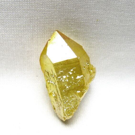 オーラクリスタル 原石 イエロー エレスチャル オーラ水晶 一点物 171-8660