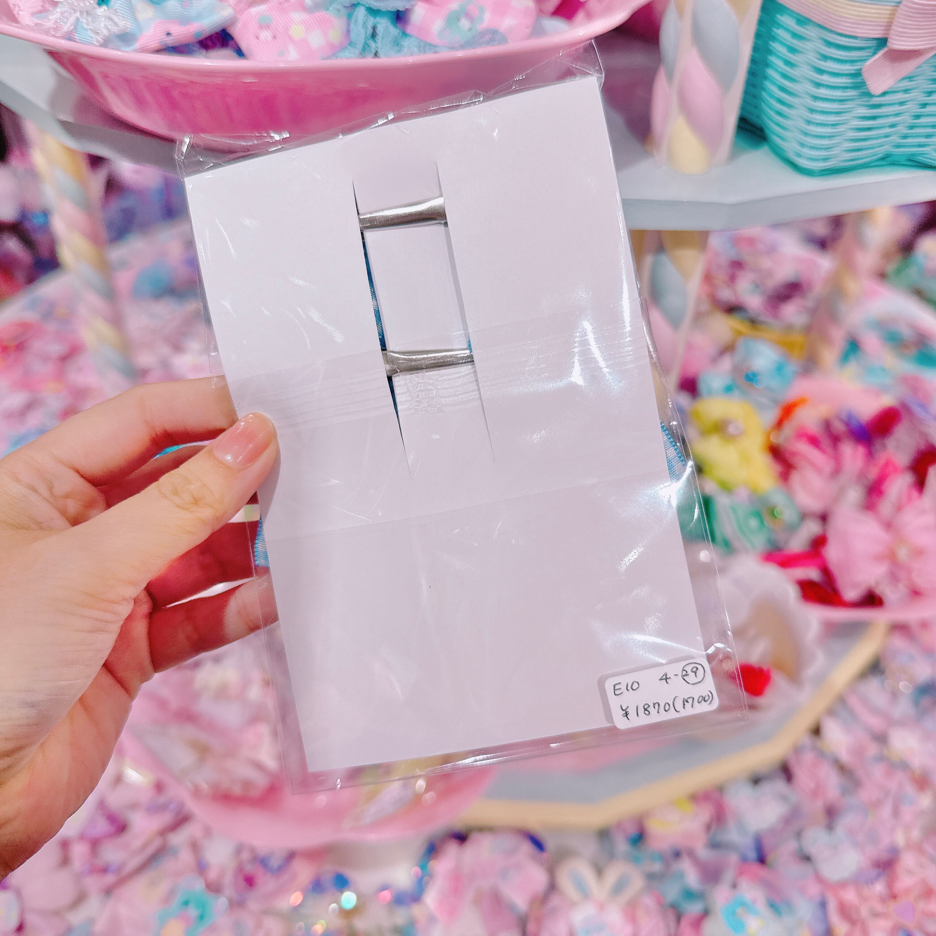 【E10】4-29ツインヘアクリップ